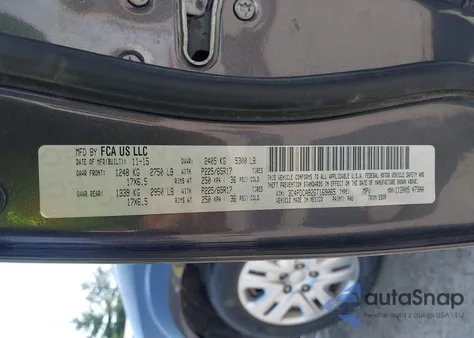 2016 Dodge Journey Se из США, поврежденный, VIN 3C4PDCAB2GT169065